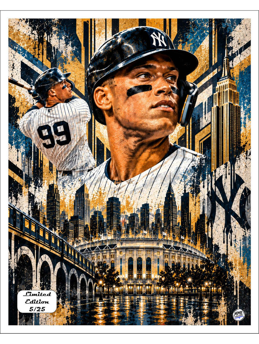 4692 Aaron Judge Avant-Garde Collection Limited Edition /25 8x10 Sports Print